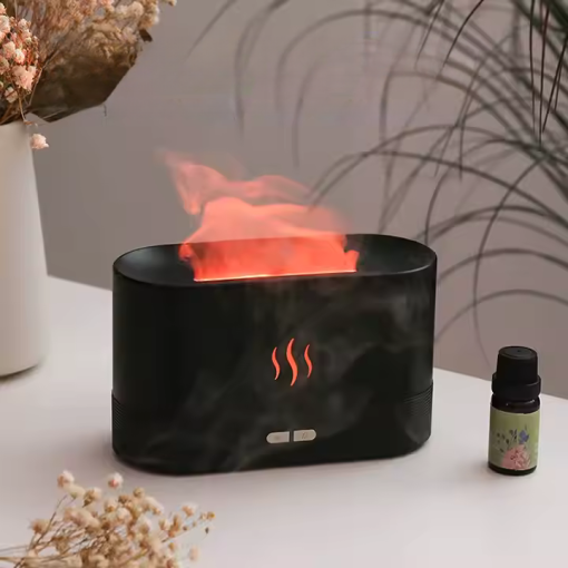 Aroma Diffuser |  Kinscoter Ultrasonic Flame | Black